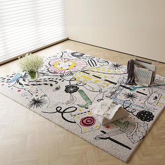 Modern Carpet 3d model