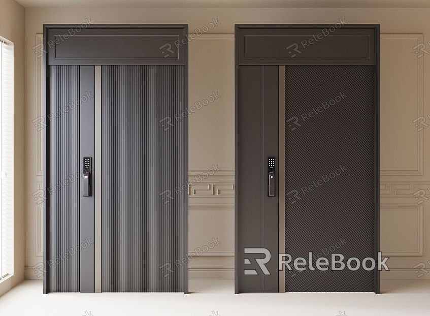 Modern security door entry door model