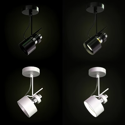 Modern Downlights And Spotlights With Various Designs For Home Lighting Decor 3d model
