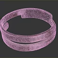 Carved Metallic Sculpture Circular Ring Shaped Design With Intricate Patterns And Colorful Accents
