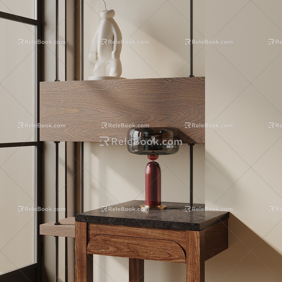 Modern table lamp 3d model