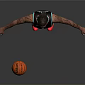 Man in Memphis Number 12 Basketball Jersey with Tattoos Holding Ball and Red Shoes