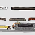 Traditional Chinese Guzheng Musical Instruments With Various Designs And Wooden Frames