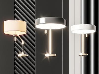 Modern table lamp 3d model