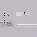 Bicycle Parking Shed With Outdoor Bike Stand And Storage Rack Design