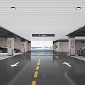 Underground Parking Underground Garage Public Parking Indoor Parking Mall Parking 3d model