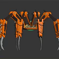 Modern Robot Sci-Fi Spider Mechanical Spider Machine Spider 3d model