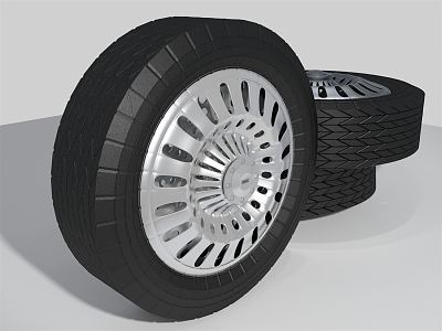 Modern tire wheel model