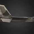 Modern Stealth Fighter Jet with Camouflage Paint and Advanced Aerospace Design
