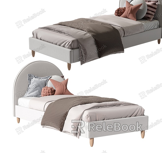 Children's single bed model