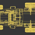 Utility Vehicle Design With Open Structure Large Tires And Roof Mounted Gear