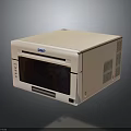 DUP White Compact Microwave Oven With Modern Glass Door And Control Panel
