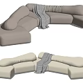 Modern Multiplayer Sofa Edra Cyber Popular Multiplayer Sofa Corner Sofa Combination Sofa Shaped Sofa Cyber Popular Multiplayer Sofa 3d model