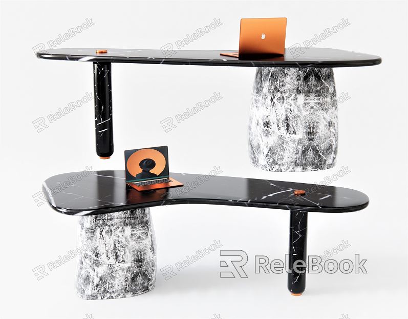 Modern Desk Dining Table Office Desk Laptop Leisure Table model