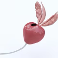 Pelvic Organs 3D Anatomical Structure Model With Tubular Connection And Tissue Details