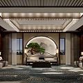 Reception Room 3d model