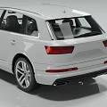 White SUV Car With Modern Exterior Design Sleek Body And Alloy Wheels