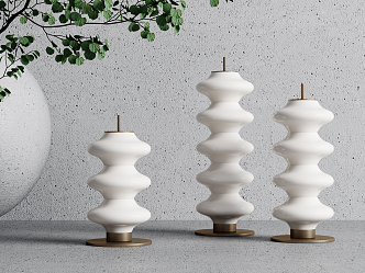 Light Luxury Table Lamp 3d model