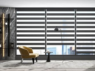 Modern venetian blinds 3d model