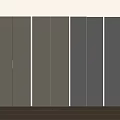 Modern Flush Doors with Sleek Design and Minimalist Handles in Neutral Tones