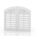 Modern windows and doors casement window 3d model