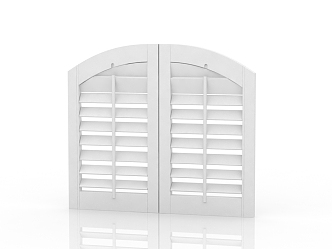 Modern windows and doors casement window 3d model