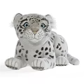 Cute Snow Leopard Plush Toy With Spots And Soft Fur 3d model