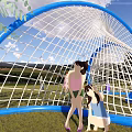 Modern climbing net steel structure children'special-shaped climbing amusement facilities 3d model