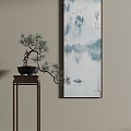 New Chinese Decorative Painting 3d model