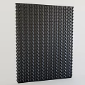 Black Herringbone Pattern Textured Wall Design For Modern Interior Decor 3d model