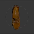 Elegant Brown Leather Loafers With Classic Stitched Details And Durable Sole