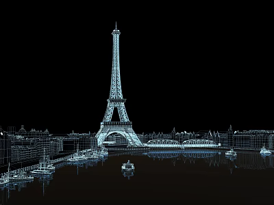 Modern city technology cool landmark city 3d model Modern city technology cool landmark city 3d model