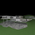 Modern Detached Villa With Glass Facade And Natural Forest Surroundings On Hillside