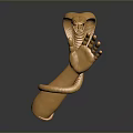 snake cobra venomous snake python reptile cold-blooded animal reptile 3d model
