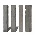 modern column concrete column cement column 3d model