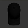 Black Baseball Cap with Textured Design for Casual Daily Wear Lightweight and Comfortable Fit