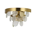Elegant Modern Chandelier With Gold Metal Frame And Crystal Glass Decor For Interior Design