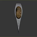 Durable Metal Head Axe With Wooden Handle And Blue Grip Design