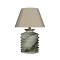 Table lamp cloth table lamp pottery pot table lamp decorative table lamp 3d model