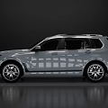 Modern Silver Luxury SUV With Sleek Exterior Design And Alloy Wheels