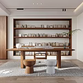 Modern study 3d model