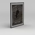 Science and Technology Exhibition Hall Featuring Vintage Howe Bicycles Tricycles Poster