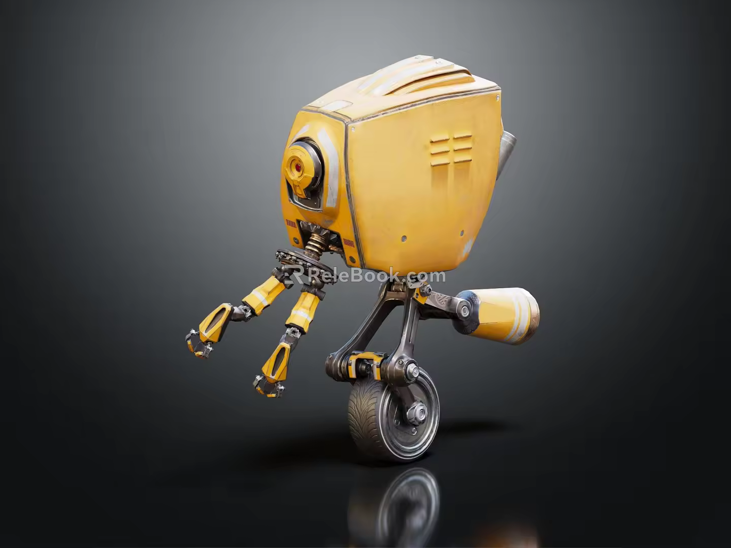 Modern Robot Toy Handmade Suggested Robot 3d model