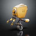 Modern Robot Toy Handmade Suggested Robot 3d model