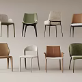 Stylish Modern Leisure Chairs In Multiple Colors With Comfortable Seats And Metal Legs