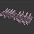 Industrial Electronic Components With Multiple Metal Pins And Heat Sink Structures