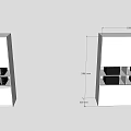 Various Kitchen Appliances Layout With Dimensions For Built In Cabinet Design
