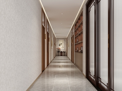 Simple corridor aisle model