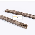 Natural Textured Stone Wood Pieces With Worn Surface And Rustic Appeal