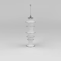 Tech Exhibition Hall With Transparent Spiral Display Structure And Modern Design